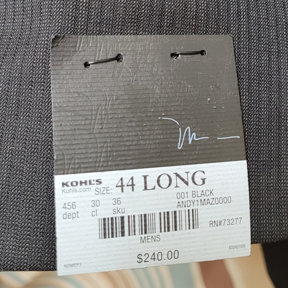 Marc Anthony Slim-Fit Shadow-Striped Wool jacket - Picture 2 of 14